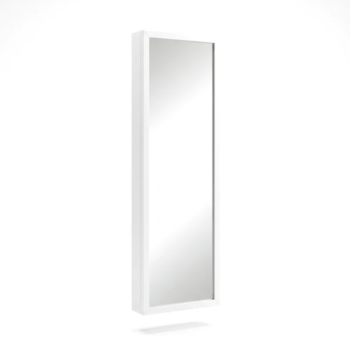 SONGMICS Lockable Mirror Jewelry Cabinet (Door-Mounted)