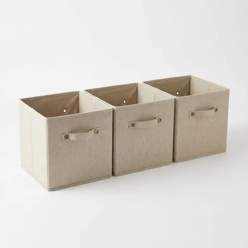 Amazon Basics Collapsible Fabric Cubes (6-Pack)