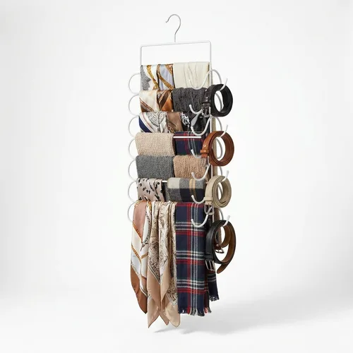 Belt & Scarf Hanger Organizer (8-Pack)