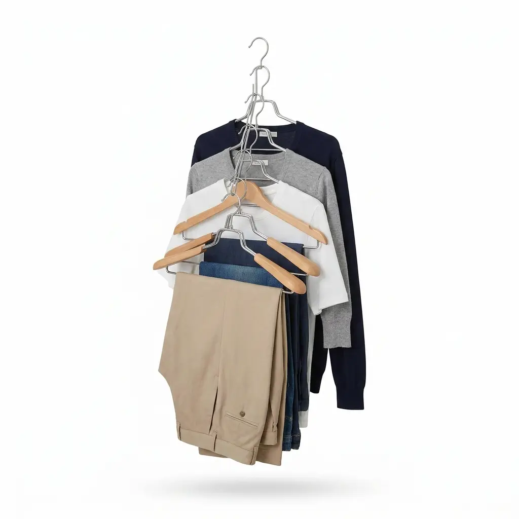 Space-Saving Cascading Hangers (6-Pack)