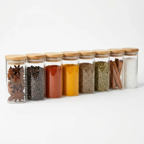 AIKWI Glass Spice Jars Set (20-Pack)