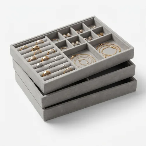 ProCase Stackable Jewelry Trays (4)