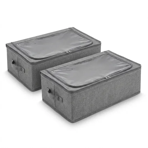 Yecaye Under-Bed Storage with Wheels (2-Pack)