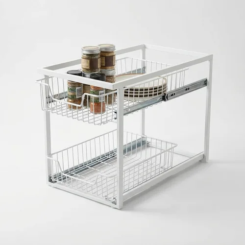 Pull-Out Cabinet Drawer Organizer