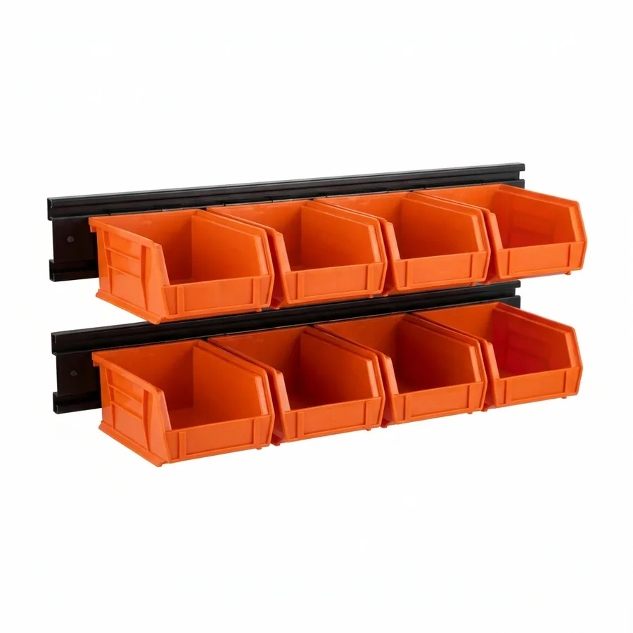 Wallmaster 8-Bin Garage Storage Rack System