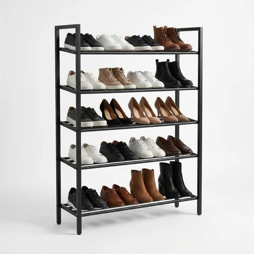 5-Tier Freestanding Shoe Rack