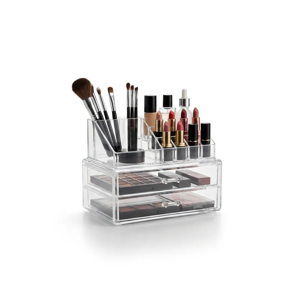 UFORU Makeup Organizer with 2 Drawers