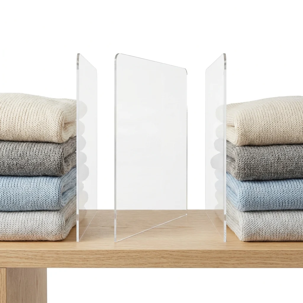 Vtopmart 12" Extra-Tall Closet Shelf Dividers (12-Pack)